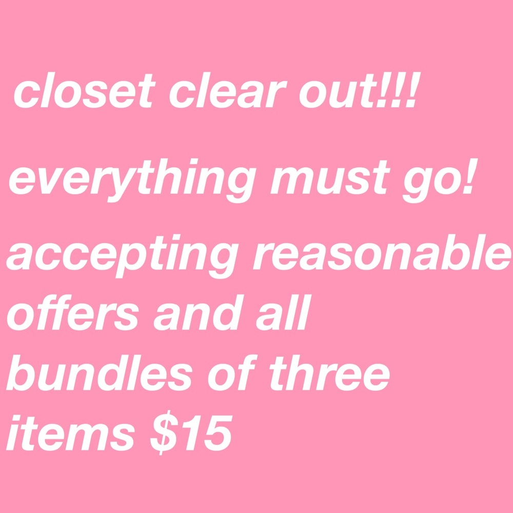 EVERYTHING MUST GO!! CHEAP CLOTHING!!